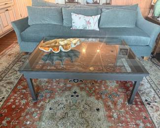 Moreau Sofa with down cushions by Robin Brucei