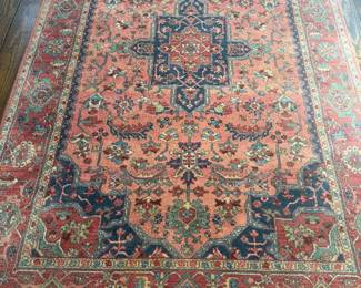 Karastan Rug5'9" by 9' Medallion Serapi Rug