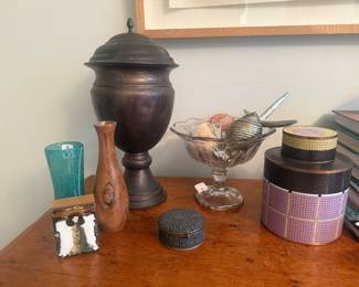 Wood Bud vase, accessories