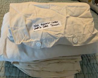 Queen SDH luxury Egyptian cotton sheet set made in Italy