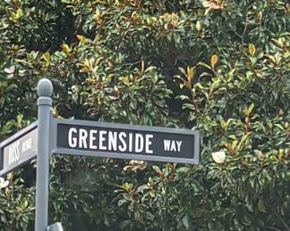This is the only street that can be parked on! Please be mindful and do not block anyone's driveway or mailbox.