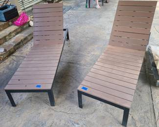 $30 for both lounge chairs 