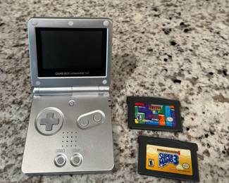 Nintendo Game Boy Advance SP Bundle AGS001  Tested  Working with Games
