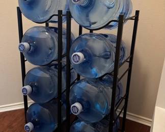 Bulk 40Gallon Sealed Ozarka Distilled Water Supply with HeavyDuty Storage Racks