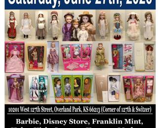 Doll Auction - Barbie, BJDs, Disney, Jumeau, Kestner, Alexander, Monster High, Sasha, Tonner & More