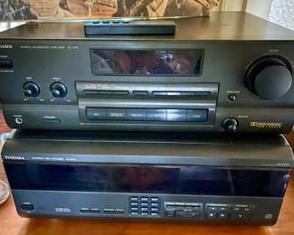 Technics Stereo Amplifier and CD Player