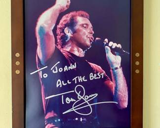 Autographed Tom Jones Picture