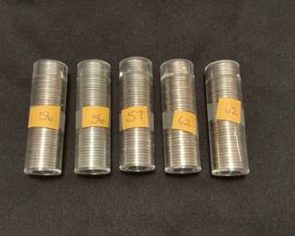 1956,57, 62 Nickels