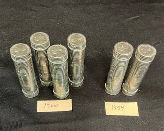 1959 And 1960 Dimes