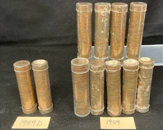 1959 And 1959D Pennies