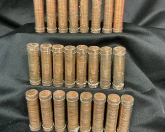 24 Rolls Of 1960 Pennies