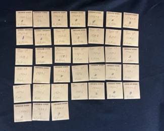 38 Circulated Jefferson Nickels