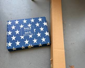 2 American Flags