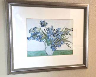 Blue Floral Print