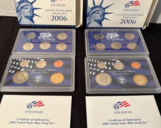 2 2006 US Mint Proof Sets