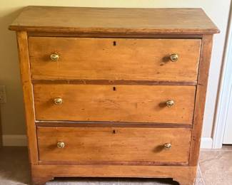 Vtg Wooden Dresser
