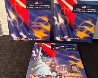 50 State Quarters  Euro Coin Collection
