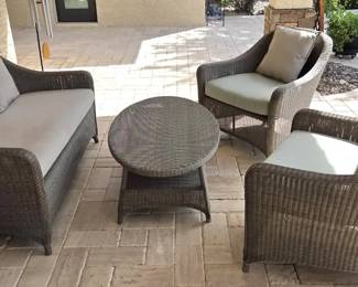 Very Nice Wicker Patio Seating