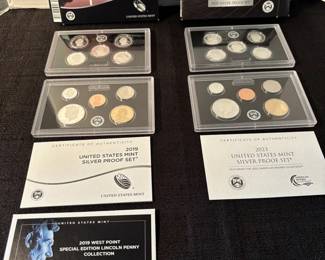 2019  2023 US Silver Proof Sets