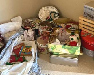 Large Collection of Vintage Christmas Ornaments