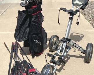Adams Golf Clubs, Bag  Tourtrek Push Cart
