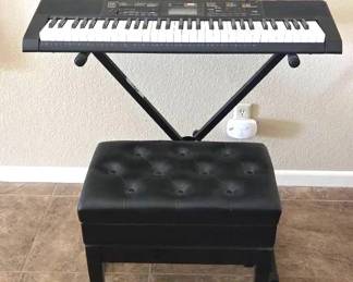 Casio Piano Keyboard  Stool