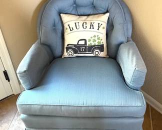 Small Blue Sofa Chair