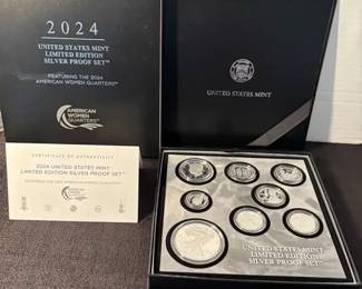 2024 US Mint Ltd Edition Silver Proof Set  American Women Quarters