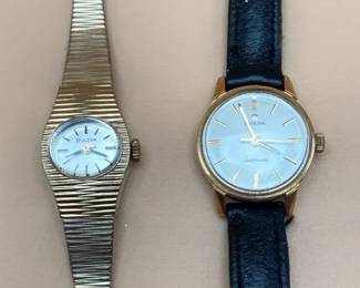 Vintage Ladies Omega  Bulova Watches