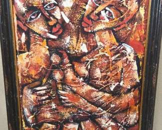 Tribal Painting On Canvas