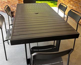 Patio table and chairs