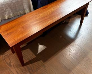 wood bench