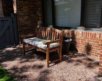 Outdoor bench