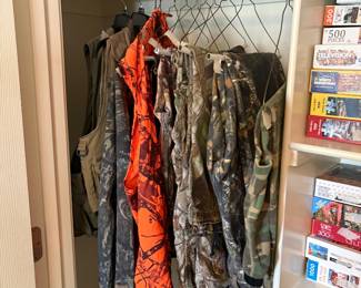 Bedroom closet - more hunting clothes