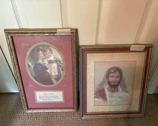 Framed large pictures