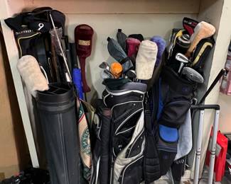 Golf Club Set with Bags and Shoes