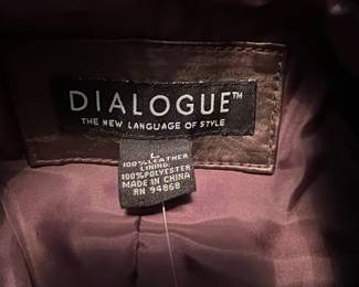 Dialogue Women's Leather Blazer