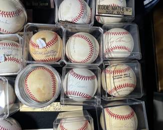 Assorted Autographed Baseballs