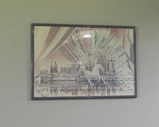1990 Kentucky Derby Festival Commemorative Art Print