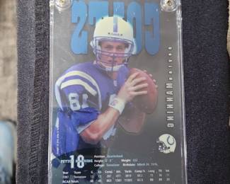 Peyton Manning QB Club Limited Edition Card or