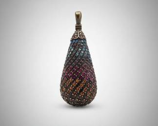 Rhinestone Teardrop Pendant