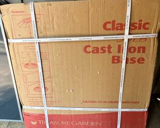 Treasure Garden Classic Cast Iron Base