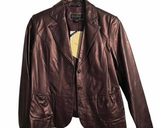 Dialogue Women's Leather Blazer