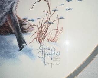 Fox Pause Art Print by Eileen Hayes