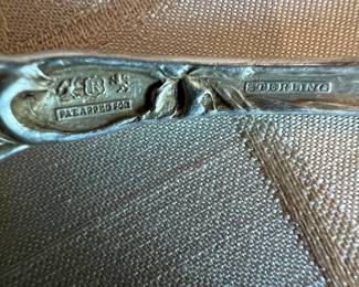 Sterling Silver Serving Spoon, Flora Pattern by Shiebler