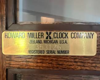 Howard Miller "Tempus Fugit" Grandfather Clock