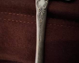 1847 Rogers Bros. "Affection" Pattern Silverplate Serving Spoons