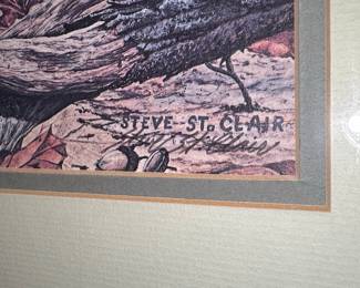 Steve St. Clair "Squirrels in Autumn" Print
