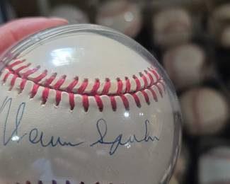 Warren Spahn Signed Baseball