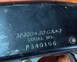Sears & Roebuck Model 300 20 Gauge Pump Action Shotgun